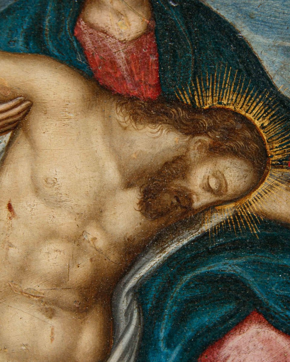 Pittore fiammingo attivo in Italia nel XVII secolo, Pietà e Orazione nell'orto-photo-8