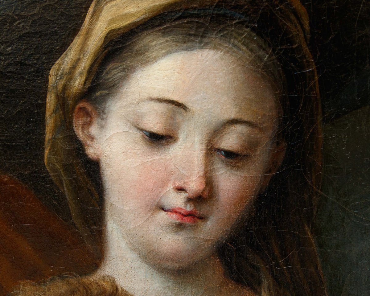 Paolo De Matteis (Piano Vetrale, 1662 – Napoli, 1728), Sacra Famiglia con San Giovannino-photo-4