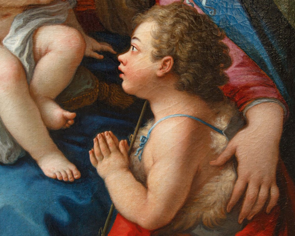 Paolo De Matteis (Piano Vetrale, 1662 – Napoli, 1728), Sacra Famiglia con San Giovannino-photo-5