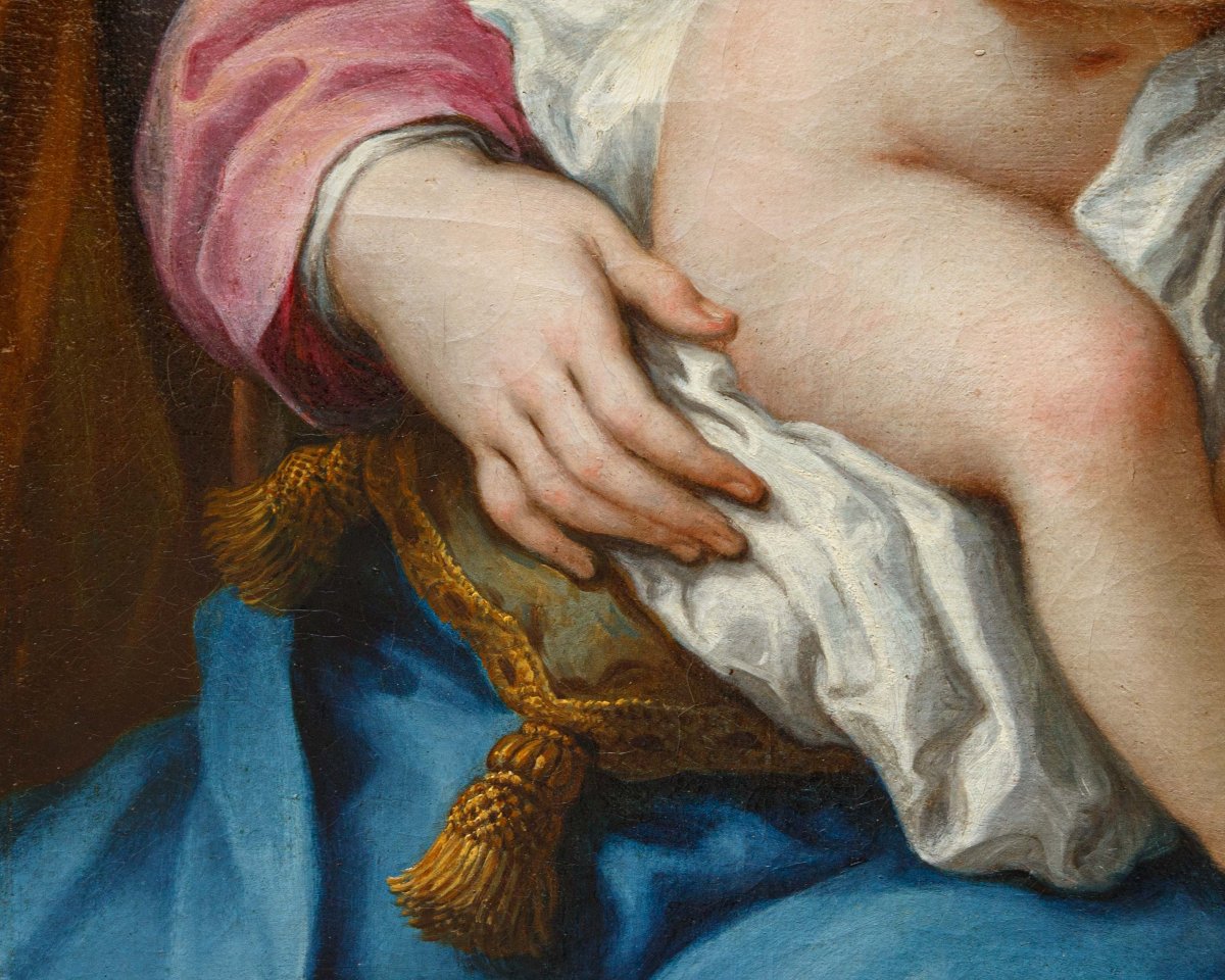 Paolo De Matteis (Piano Vetrale, 1662 – Napoli, 1728), Sacra Famiglia con San Giovannino-photo-6