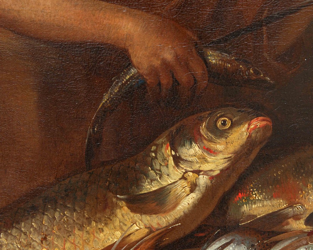 Giacomo Francesco Cipper detto il Todeschini (1664 - 1736), Giovane pescivendolo-photo-3