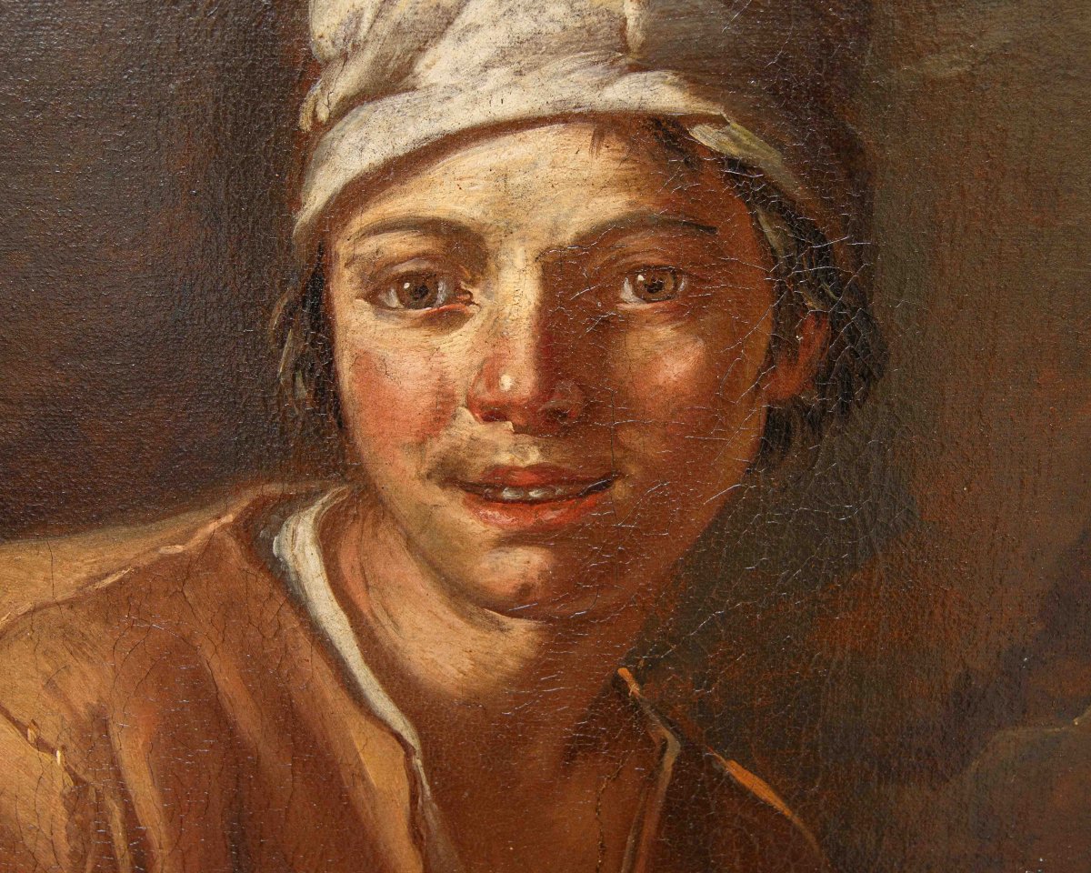 Giacomo Francesco Cipper detto il Todeschini (1664 - 1736), Giovane pescivendolo-photo-6