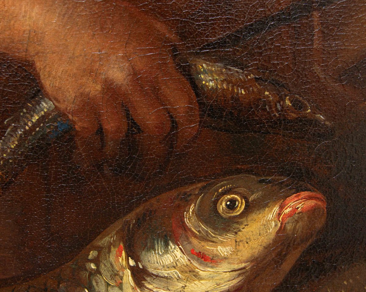 Giacomo Francesco Cipper detto il Todeschini (1664 - 1736), Giovane pescivendolo-photo-7