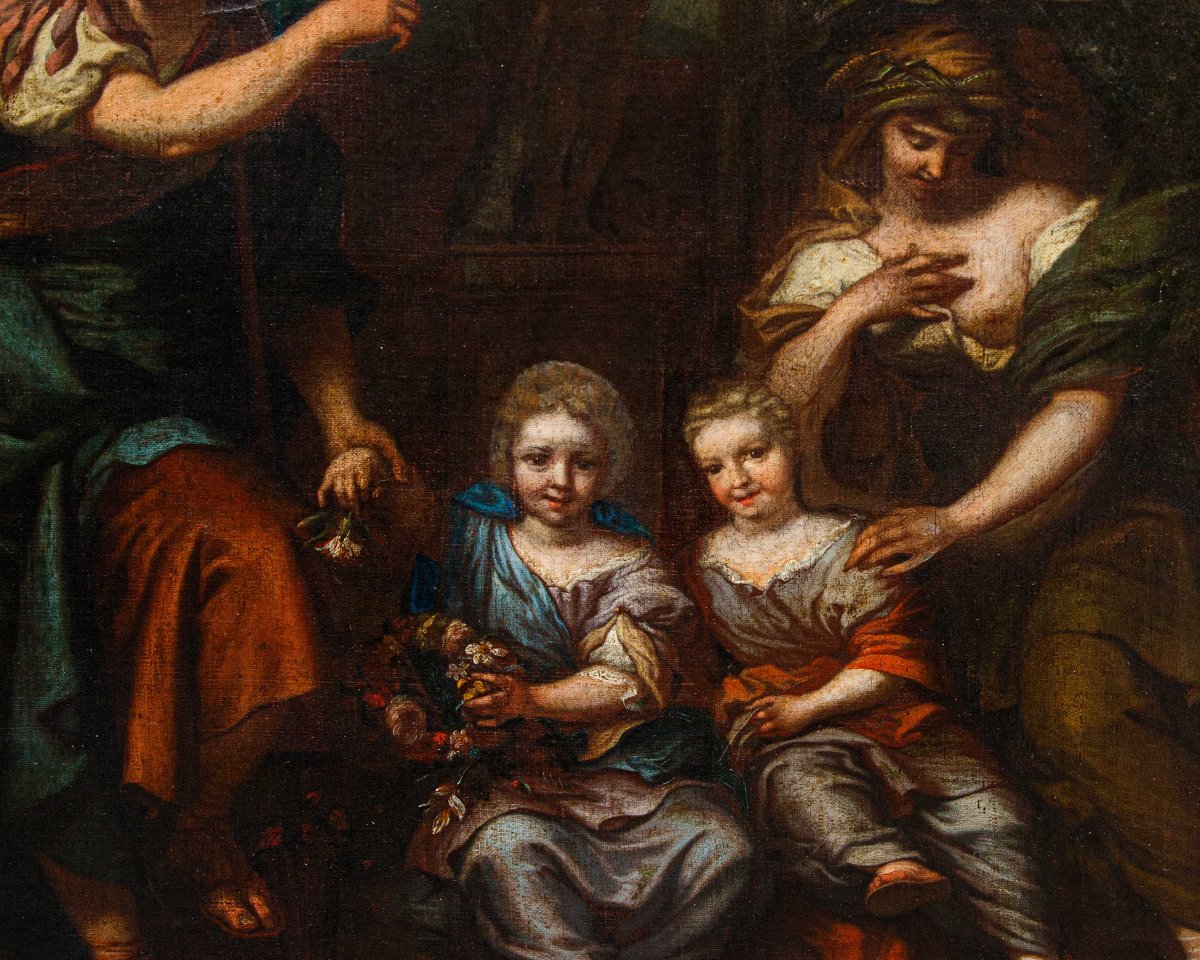 Barend Graat (Amsterdam, 1628 – 1708), L’educazione di tre bambini da parte di Minerva e Cerere-photo-1