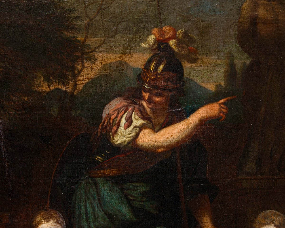 Barend Graat (Amsterdam, 1628 – 1708), L’educazione di tre bambini da parte di Minerva e Cerere-photo-2