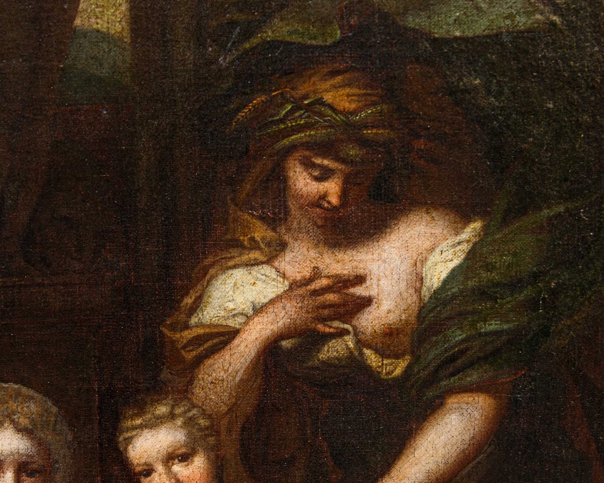 Barend Graat (Amsterdam, 1628 – 1708), L’educazione di tre bambini da parte di Minerva e Cerere-photo-4
