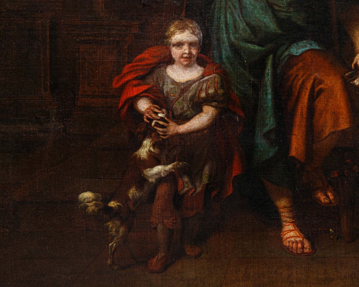 Barend Graat (Amsterdam, 1628 – 1708), L’educazione di tre bambini da parte di Minerva e Cerere-photo-6