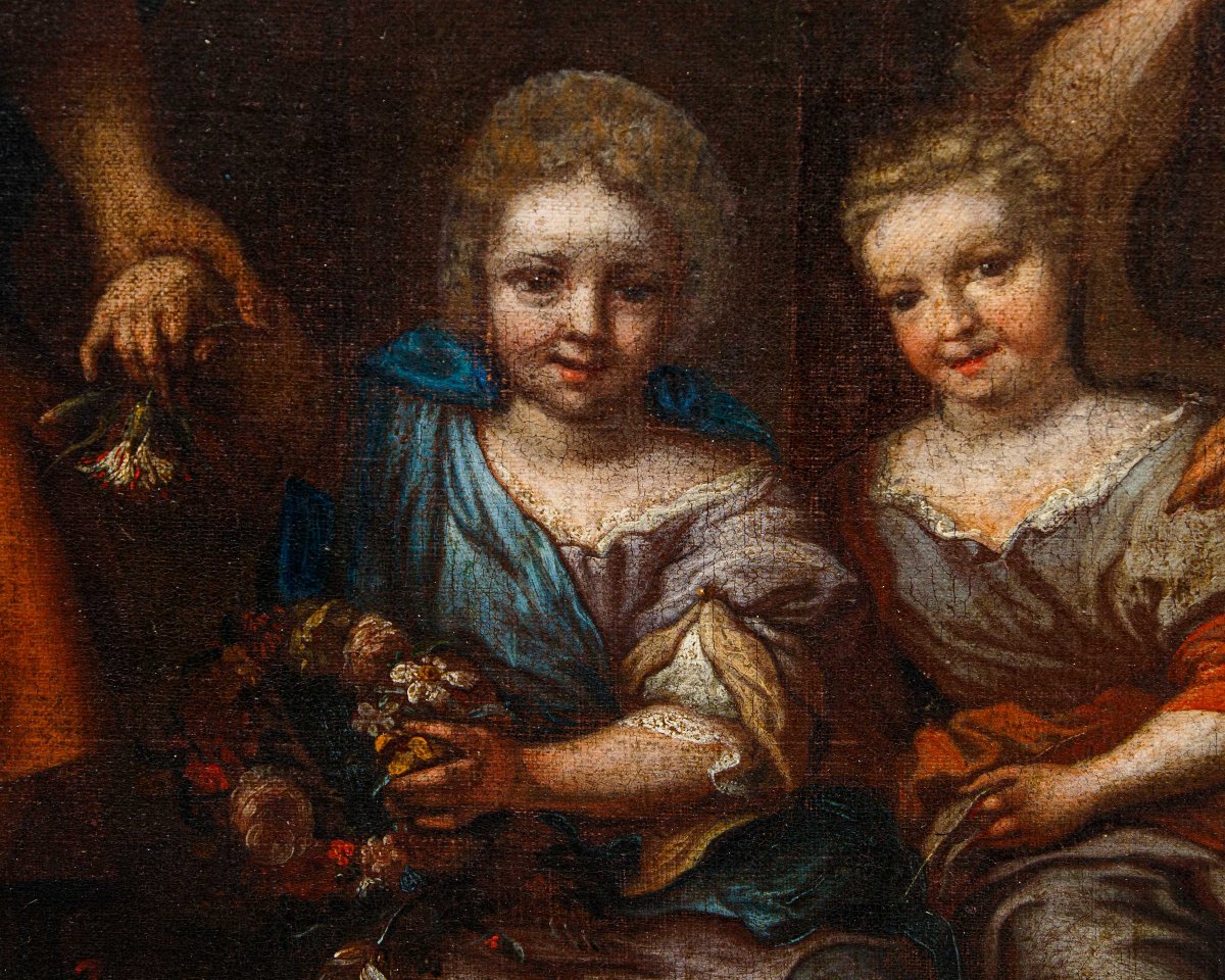 Barend Graat (Amsterdam, 1628 – 1708), L’educazione di tre bambini da parte di Minerva e Cerere-photo-8