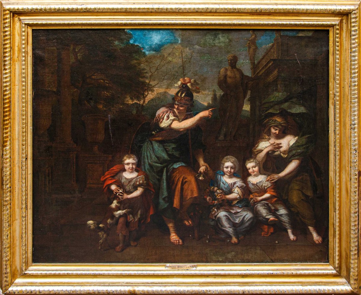 Barend Graat (Amsterdam, 1628 – 1708), L’educazione di tre bambini da parte di Minerva e Cerere
