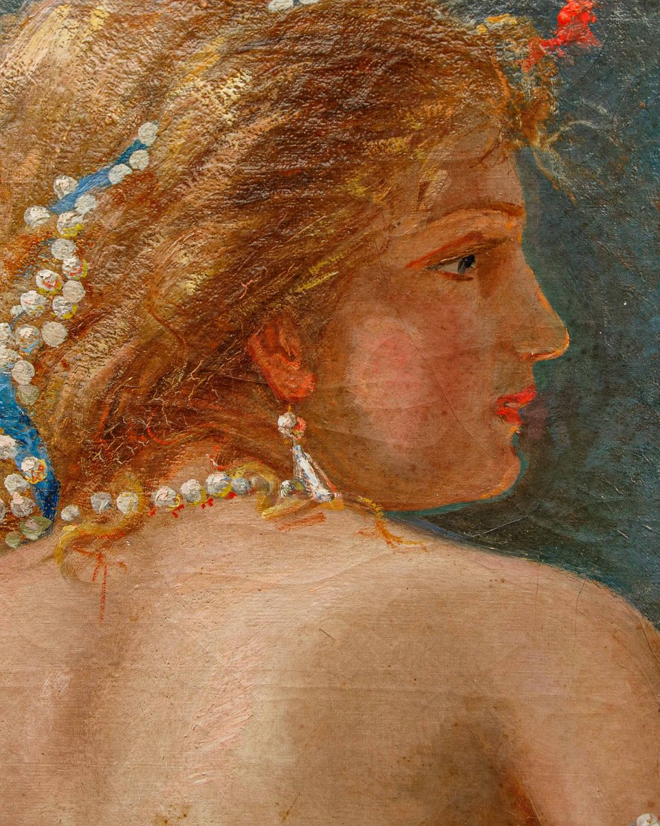 Fine del XIX secolo, Scuola francese, Allegoria del progresso-photo-1