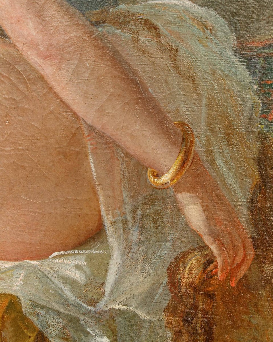Fine del XIX secolo, Scuola francese, Allegoria del progresso-photo-2