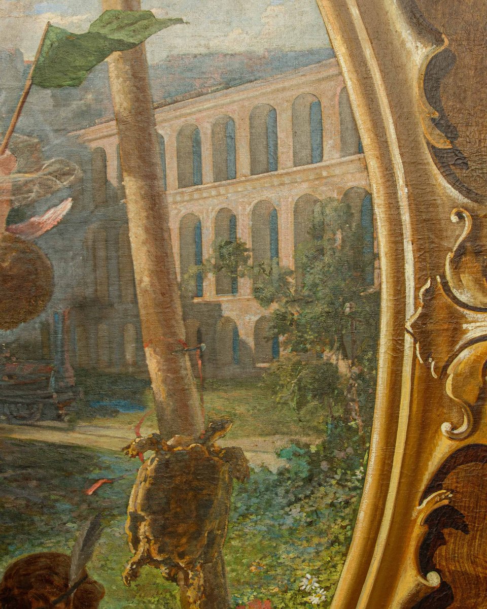 Fine del XIX secolo, Scuola francese, Allegoria del progresso-photo-7