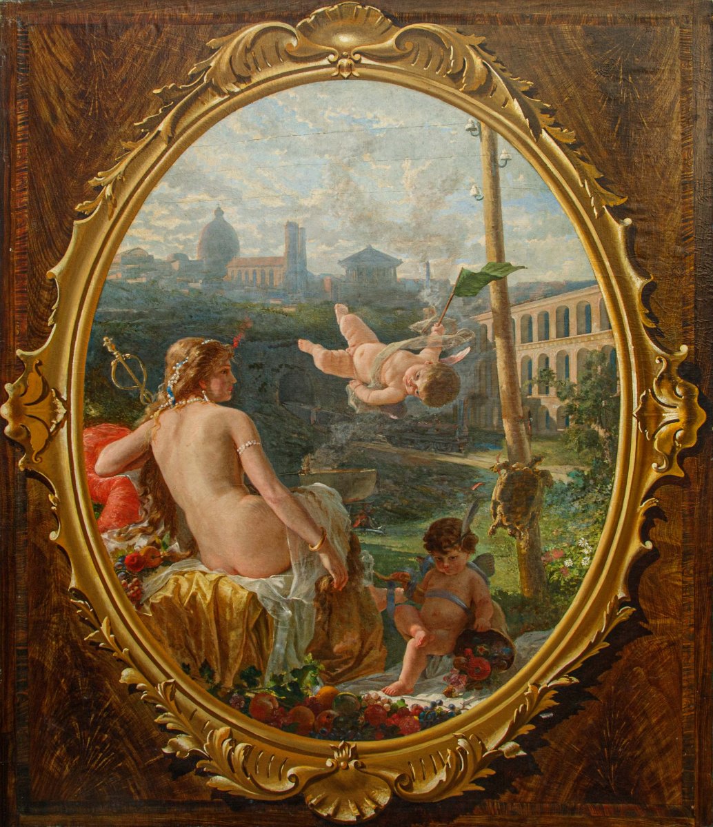 Fine del XIX secolo, Scuola francese, Allegoria del progresso