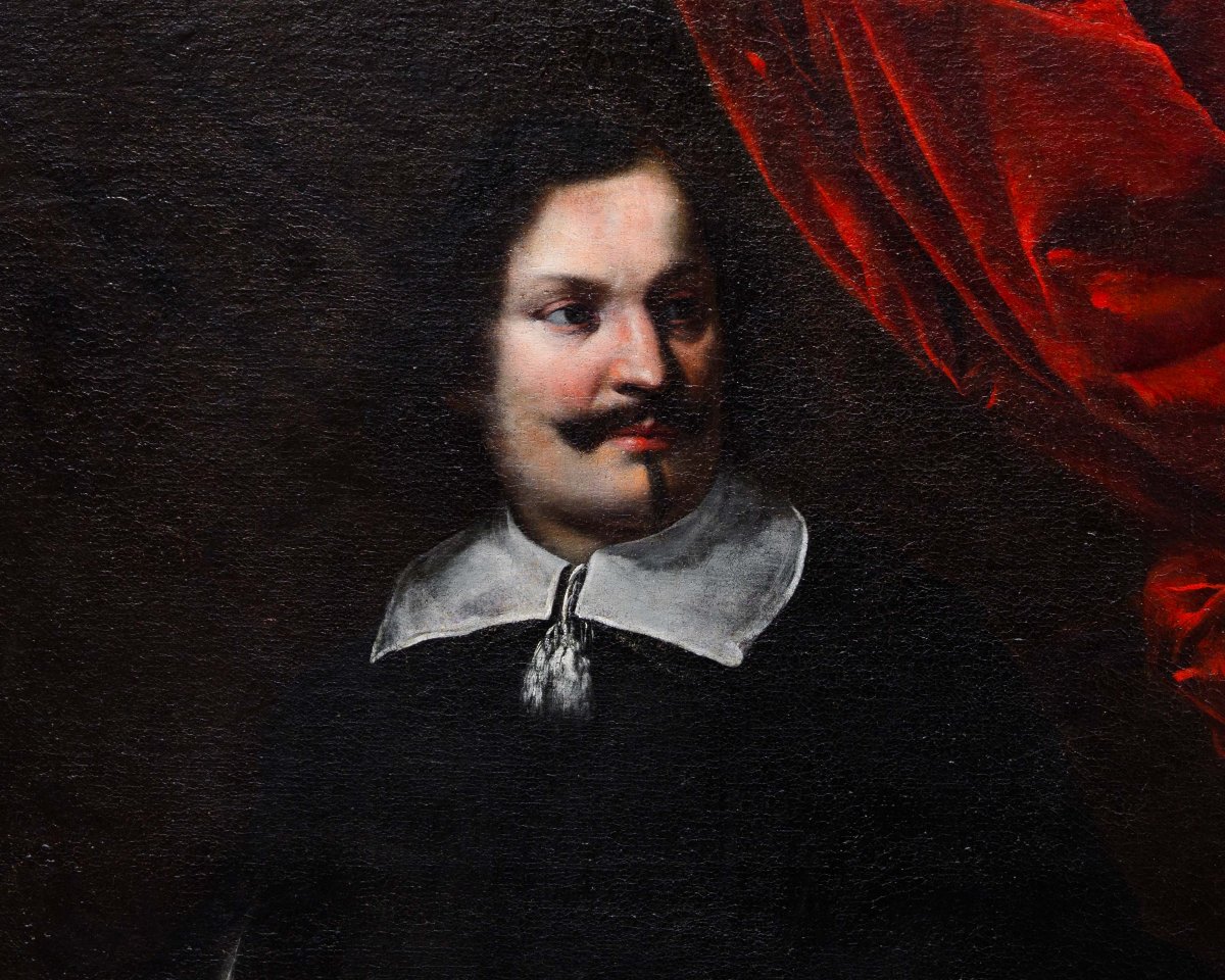 Giovanni Bernardo Carbone (Genova, 1616 – 1683), Ritratto di Gentiluomo, 1650 ca.-photo-4