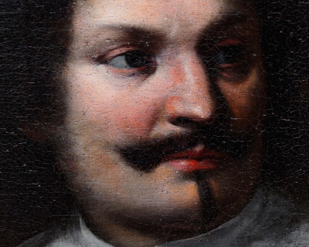 Giovanni Bernardo Carbone (Genova, 1616 – 1683), Ritratto di Gentiluomo, 1650 ca.-photo-3