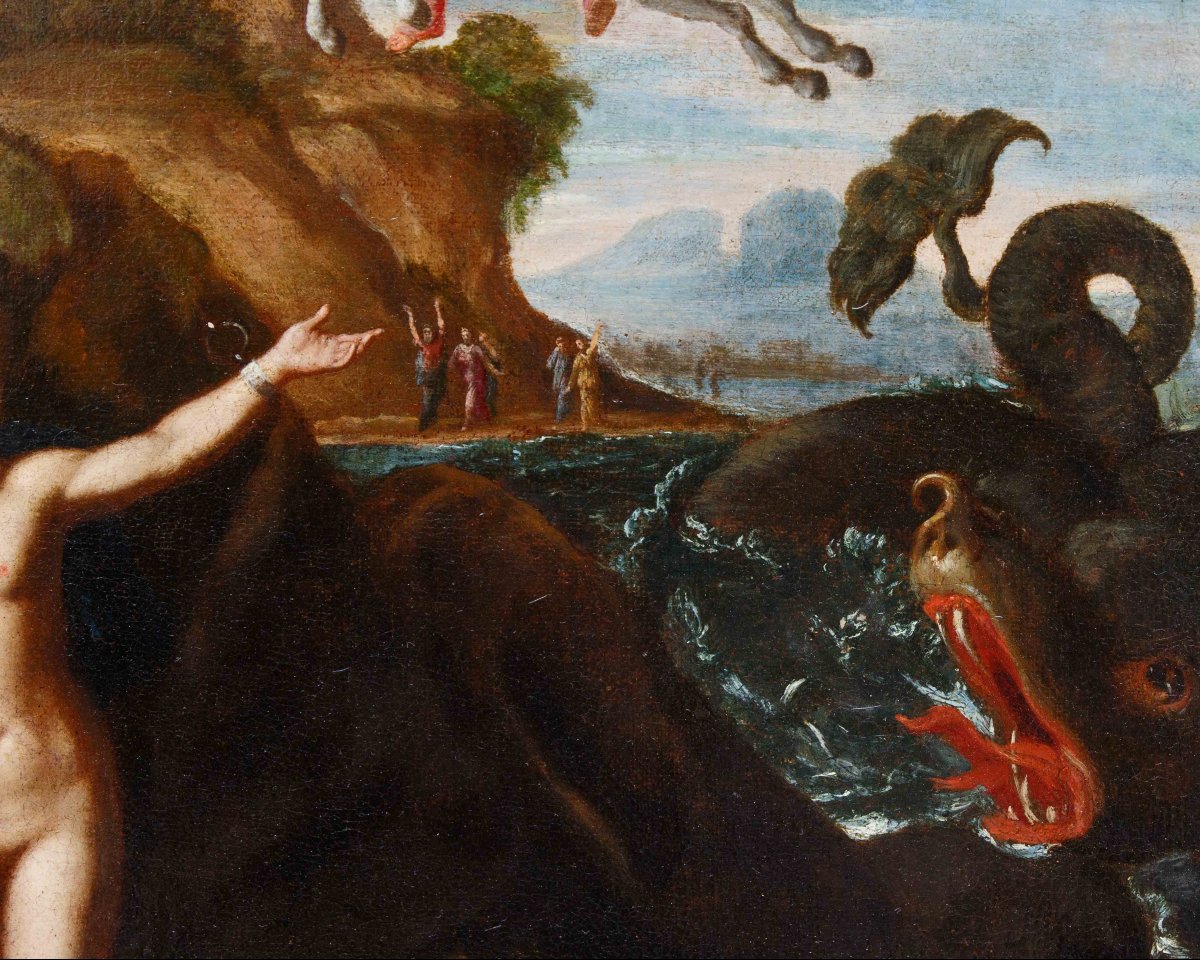 Bottega di Domenico Zampieri detto Domenichino (1581 – 1641),Perseo libera Andromeda-photo-4