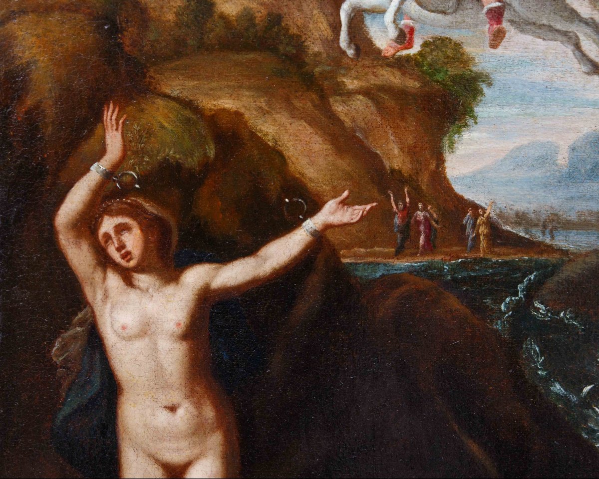 Bottega di Domenico Zampieri detto Domenichino (1581 – 1641),Perseo libera Andromeda-photo-1