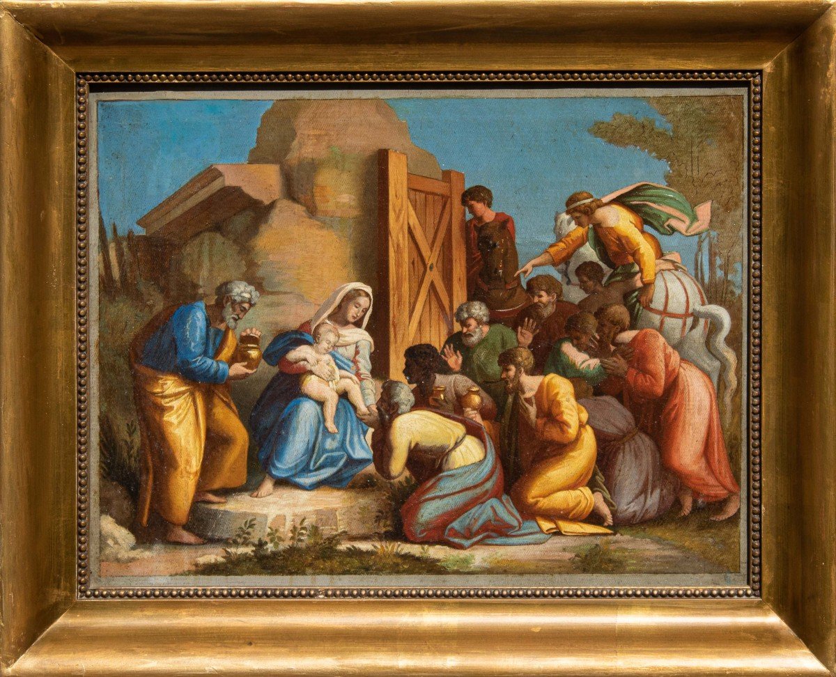 Adoration Des Mages, XVIIIe Siècle, Par Perin Del Vaga (1501-1547)