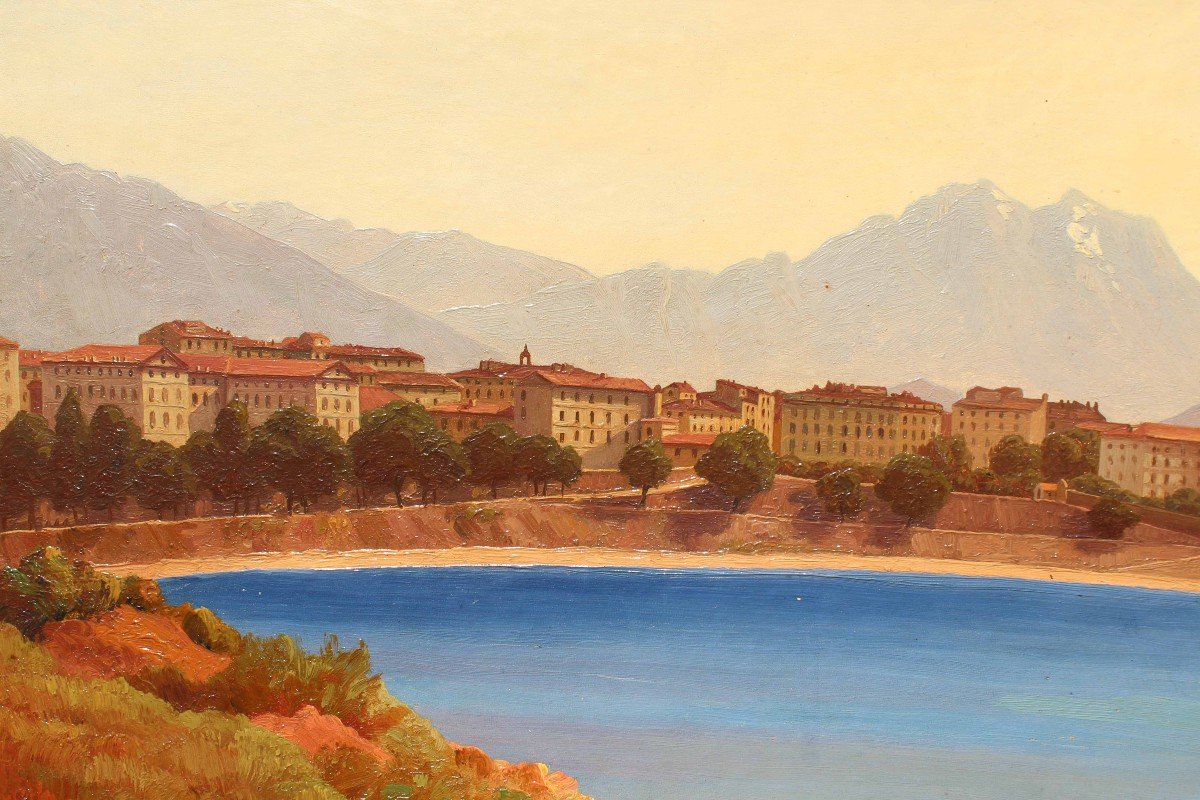 Paysage Du Lac, Karl Rudolf Hugo Jonas (1822 - 1888)-photo-4