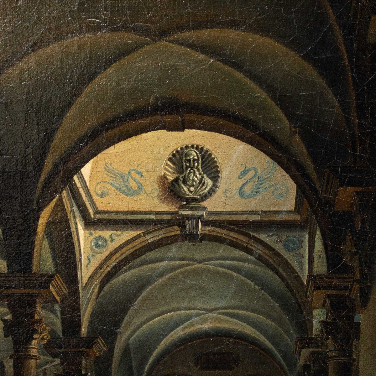 Intérieur De l'église, Cercle De Giovanni Migliara (1785 -  1837)-photo-1