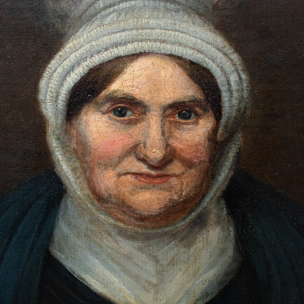 Janet Tower Storey (Aberdeen 1756-1835), Portrait De Femme Avec Casque-photo-3