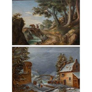 XIX secolo, Paesaggio innevato e Paesaggio fluviale