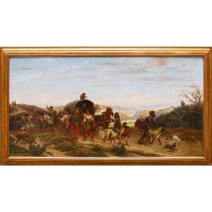 Adolf Northen (Münden, 6 novembre 1828 – Düsseldorf, 28 maggio 1876), Carovana in viaggio