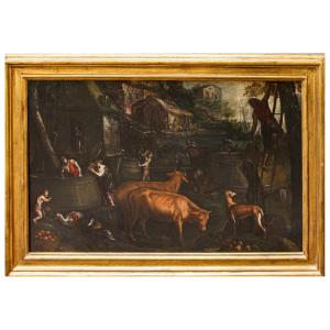 Francesco Bassano (Bassano, 1549 – Venezia, 1592), L'Autunno