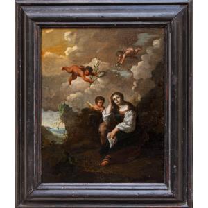 Artista fiammingo attivo in Italia, XVII Secolo, Maddalena penitente