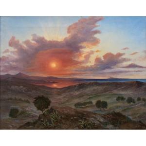 XIX secolo, Paesaggio al tramonto