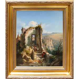 Ambito di Franz Richard Unterberger (1837-1902), In Tivoli