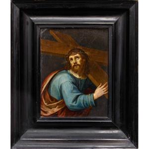 Scuola fiamminga, fine XVI secolo, Cristo portacroce