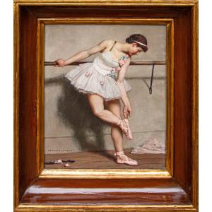 Jules Marie Auguste Leroux (Parigi, 1871 – 1954), Ballerina 