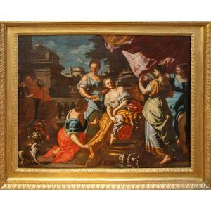 Bottega di Francesco Solimena, Betsabea al bagno