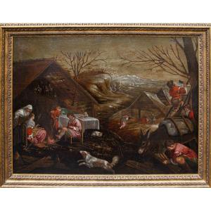 Bottega dei Bassano ( XVII secolo), Allegoria dell’Inverno