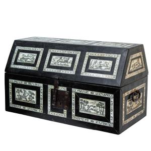 XVIII secolo, Cofanetto con scene di caccia