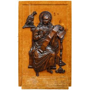 XVII secolo, Pannello con San Giovanni Evangelista