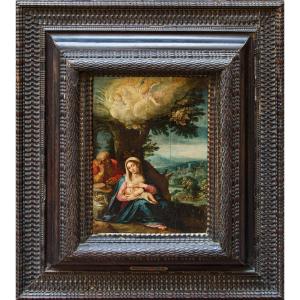 Christoph Schwarz (Ingolstadt, 1548 – Monaco di Baviera, 1592),Riposo durante la fuga in Egitto