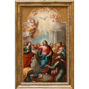 Mauro Picenardi ( 1735 – 1809), attr. Cristo tra i discepoli
