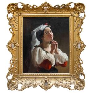 Eliseo Sala (Milano, 1813 - Rancate Di Triuggio, 1879), Preghiera