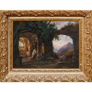 Federico Moja (Milano, 20 ottobre 1802 – Dolo (VE), 29 marzo 1885), La messa tra le rovine