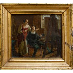 XIX secolo, Raffaello e la Fornarina nello studio
