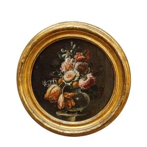 Nicola Casissa (? – Napoli, 1731), Natura morta con vaso di fiori