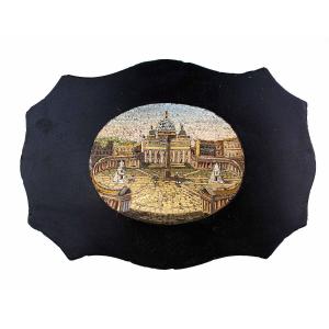 Roma, XIX secolo, Veduta di Piazza S. Pietro