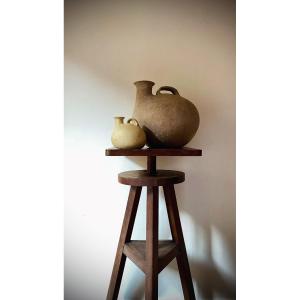 Pair Of Terracotta Askoi Great Greece Italy Apulia Daunia 4th–3rd Century. Av. Jc Greek Vase