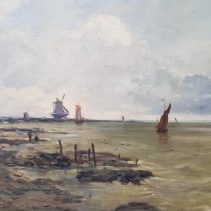 Hippolyte-camille Delpy - Sailing Ships In Holland - 1870