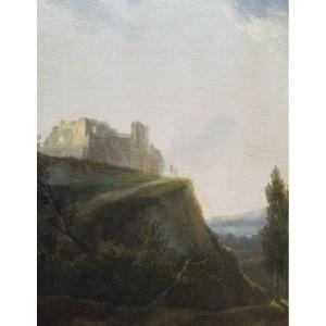 Jean-victor Bertin - Oil On Canvas - Italian Landscape - 1800