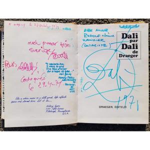 Salvador Dali - Drawing - Signed Book - 1971