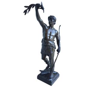 Large Sculpture - Bronze - 54 Cms - Marioton