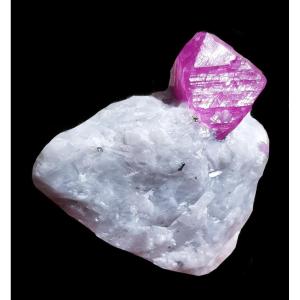 Natural Ruby On Marble - Crystal 1.5 Cm - Afghanistan